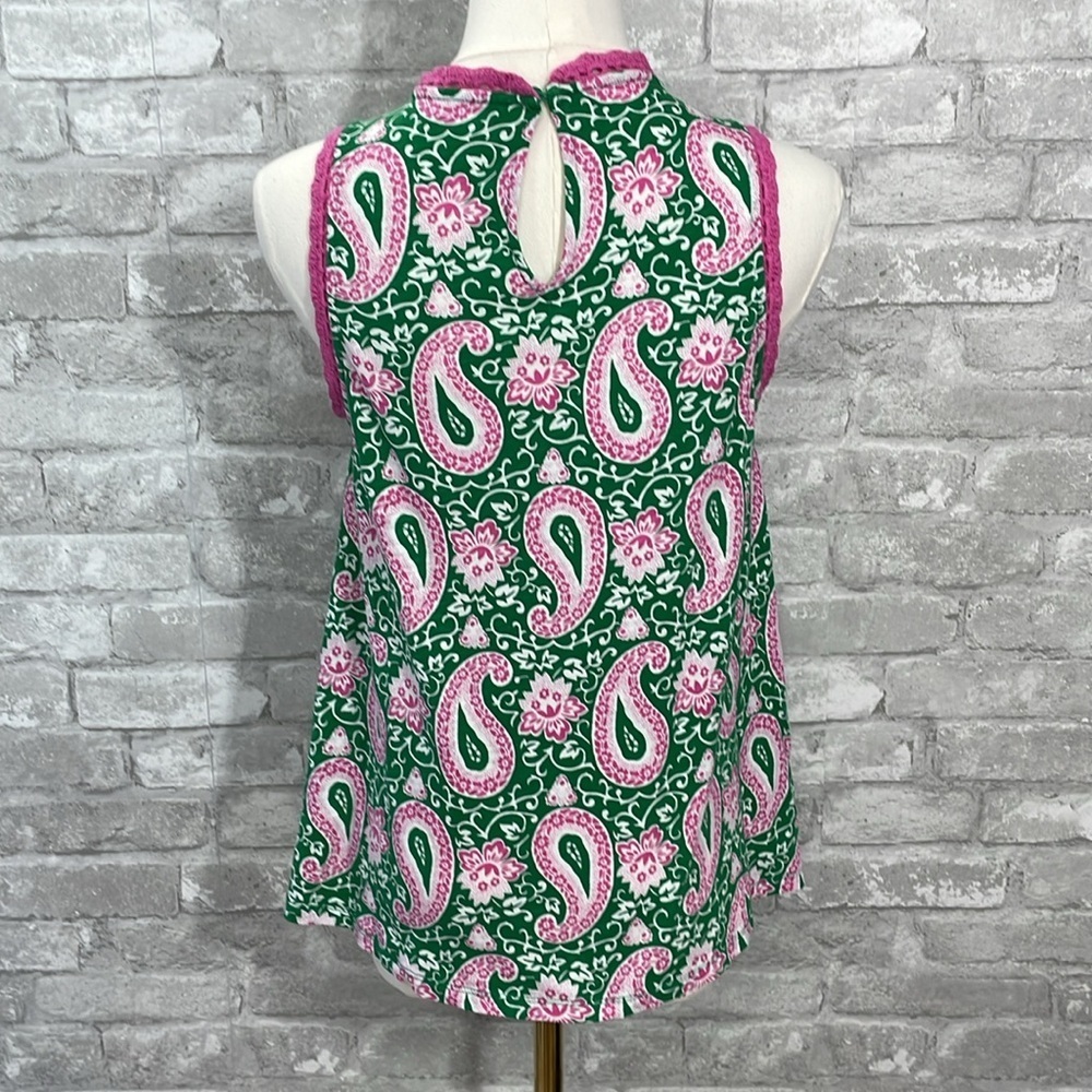 Boden Enchanting Paisley Print Tank Top - Picture 4 of 9